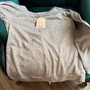 Kori Women's Taupe Crew Neck Sweater